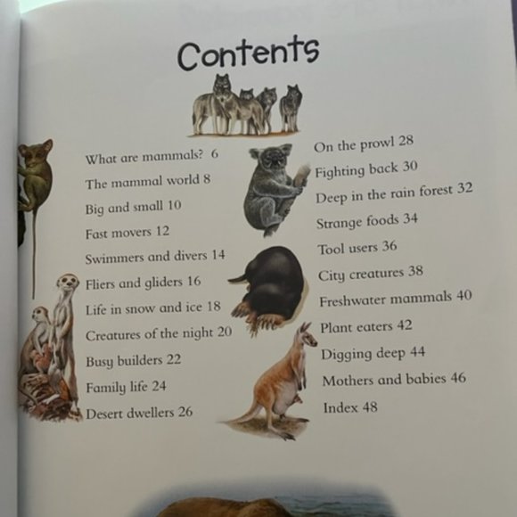 100 Things you Should Know About Mammals by J Johnson 2006 Hardcover Book - Picture 2 of 6